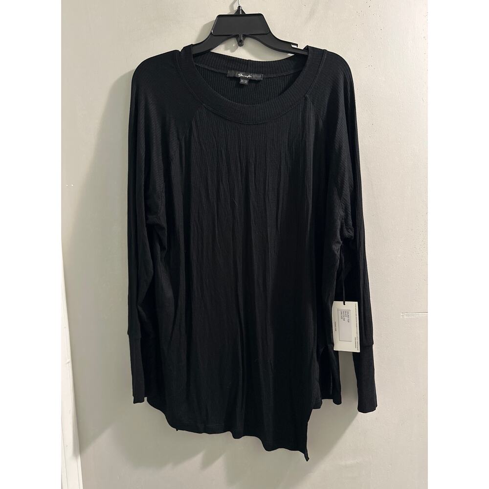 🔴Yana K Black‎ long sleeve tunic top one size
